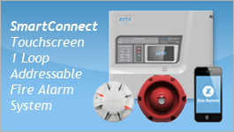 SmartConnect Touchscreen 1 Loop Addressable Fire Alarm System